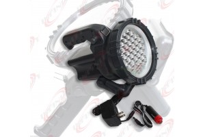   36 LED spotlight flashlight cordless rechargeable AC DC SPOT light